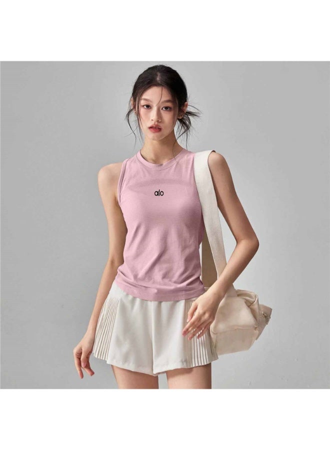 ALO Quick-Dry Yoga Tank - Sleeveless Breathable Sports Top
